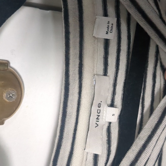 Vince stripe Breton top - Picture 3 of 5